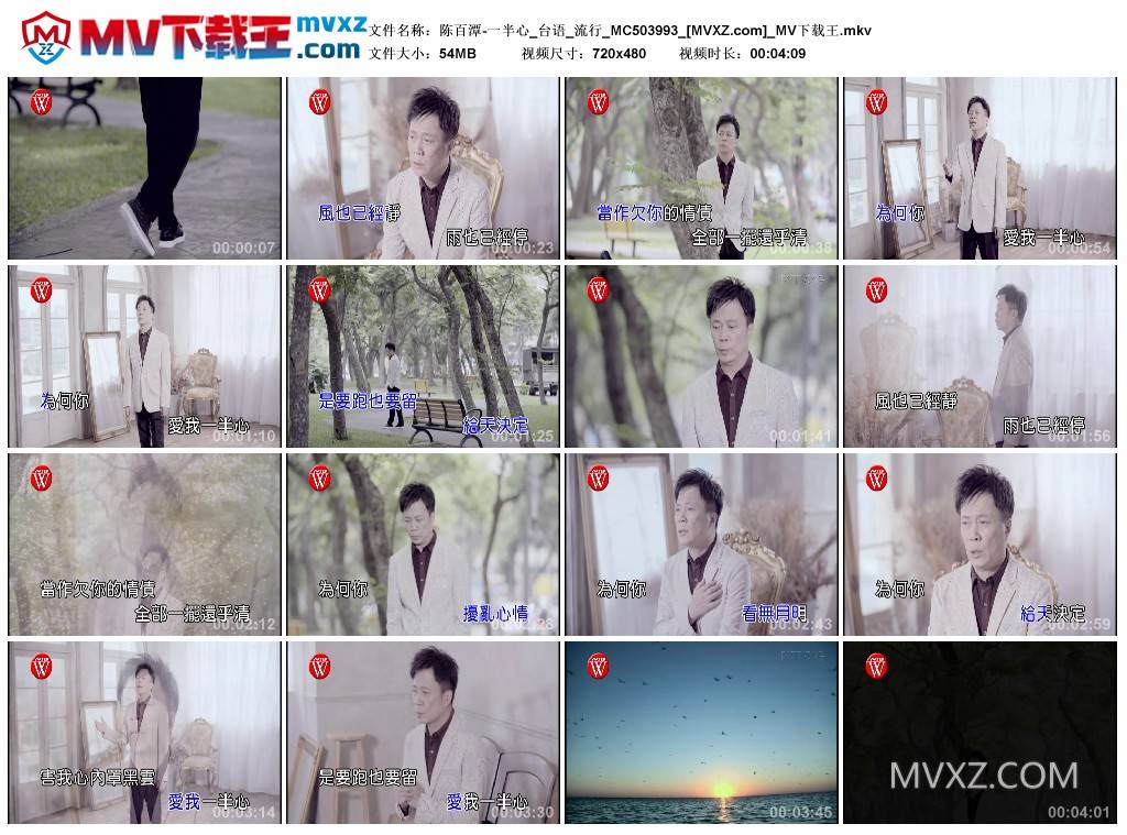 陈百潭-一半心_台语_流行_MC503993